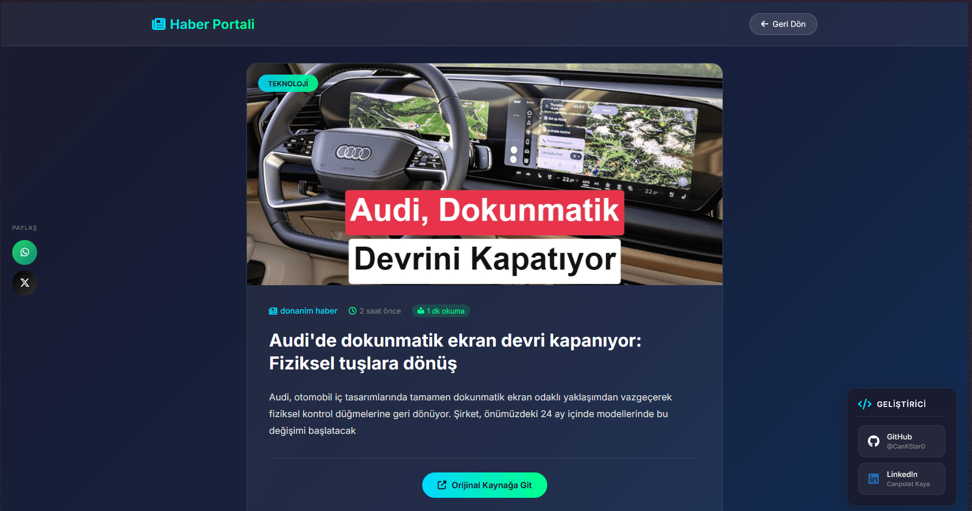 In-Memory Caching ile Sıfır Darboğaz